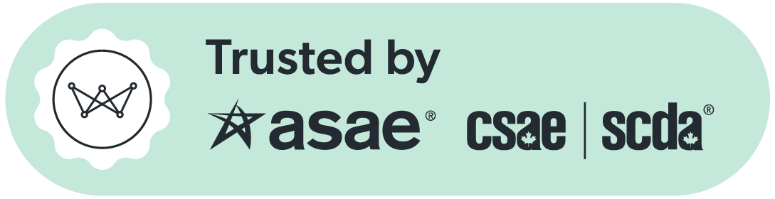 Trusted by ASAE and CSAE